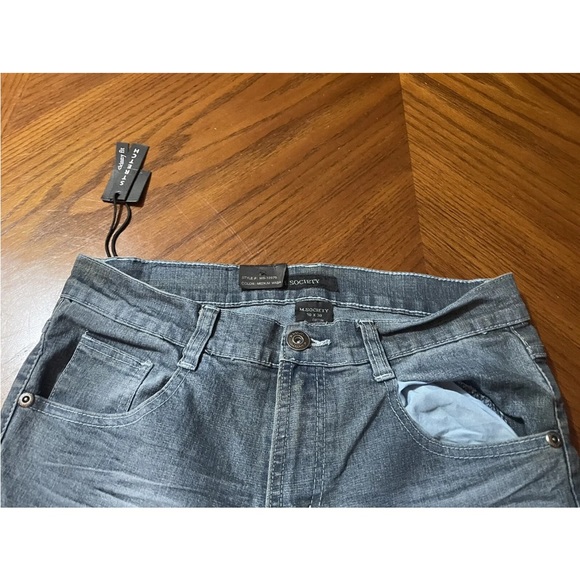 M.Society Mens NWT Medium Wash Jeans! 30x30 - Picture 6 of 6